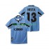 Camisola SS Lazio NESTA 13 Retro Homem Equipamento Primeiro 1998 1999 Manga Curta